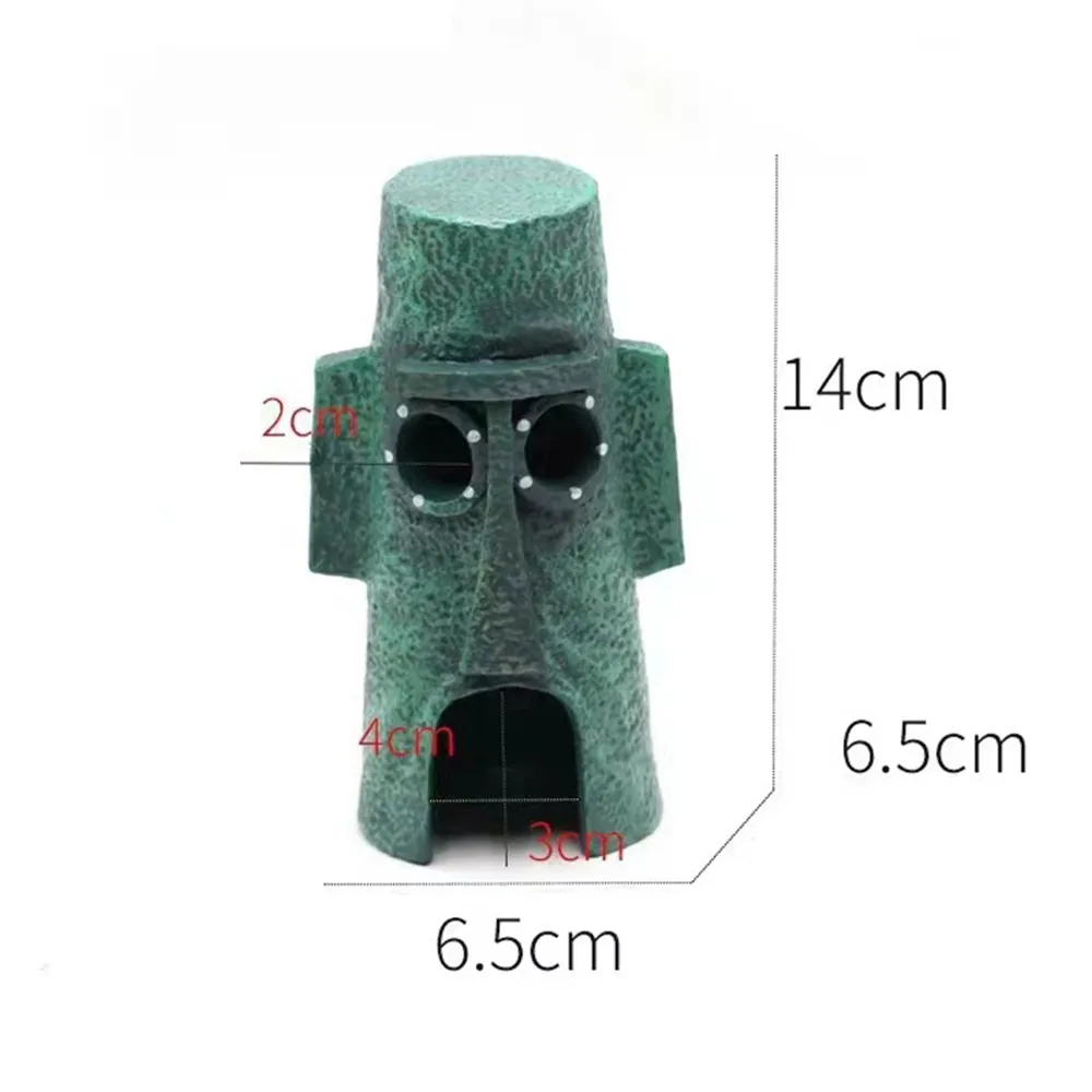 Cartoon Fish Tank Decor Figures Ornaments Simulation Pineapple House Resin Fish Tank Decoration Landscaping Aquarium Accessories - Image 5