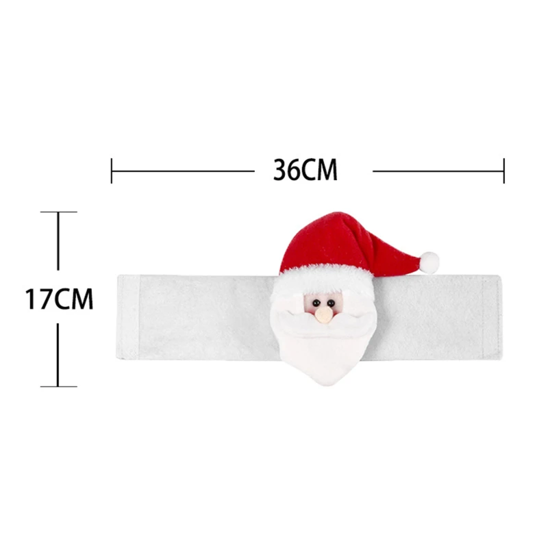 Christmas Curtain Buckle Tieback Santa Snowman El Curtain Tiebacks Holdback Fastener Buckle Clamp Window Decoration Ornaments - Image 6