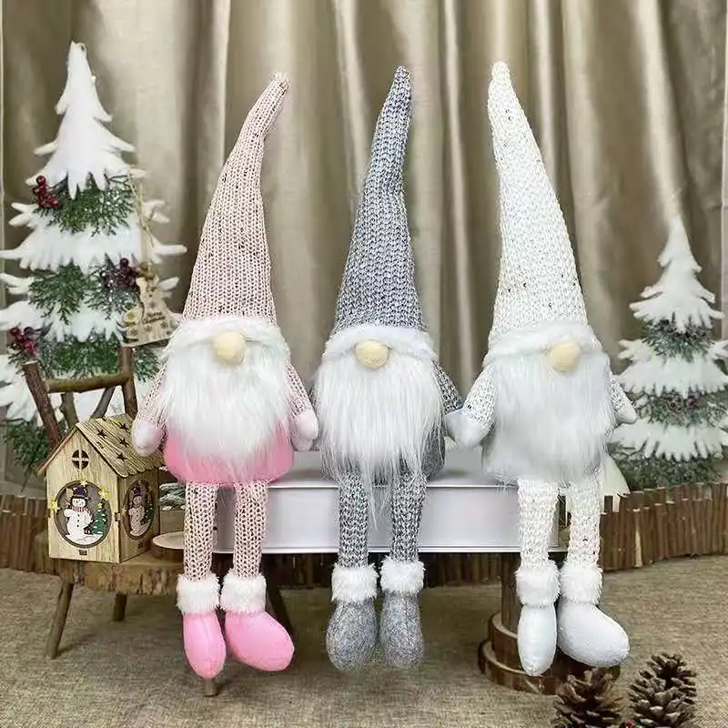 Christmas Dolls Tree Decor New Year Ornament Reindeer Snowman Santa Claus Standing Doll Navidad Decoration Merry Christmas 2023 - Image 5