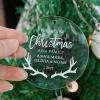 Personalized Christmas Ornaments 2022,Acrylic 1st Christmas Married Ornament First Christmas Ornament Gifts for Baby