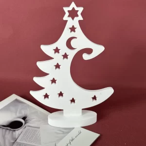 DIY Christmas Silicone Mold Crystal Epoxy Resin Mold Christmas Tree Star Pendant Decoration Silicone Resin Mold